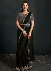 Glorious Looking Saree in Black Colour